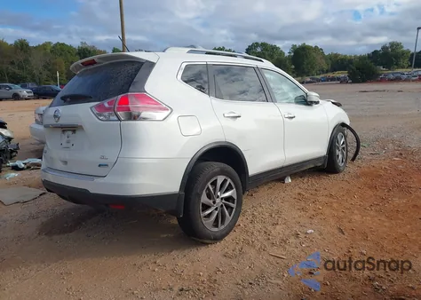 2014 Nissan Rogue Sl z USA, uszkodzony, nr VIN 5N1AT2MT4EC795387